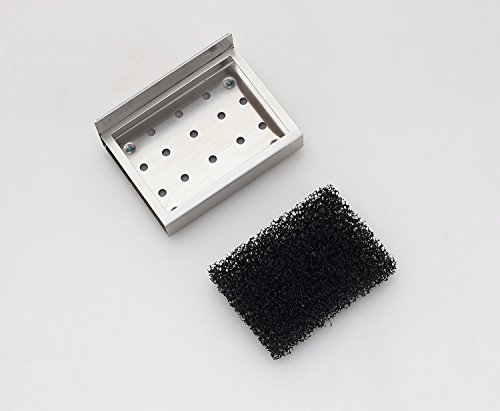 Hihoddy Badezimmer Seife ,Selbstklebende Seifenschale Saver Gericht Halter Seifenablage – Seifenschale-Seifenkorb für Badezimmer Küche Dusche, Edelstahl-Seifenhalter ohne Bohren - 6