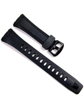 Casio Ersatzband Uhrenarmband Resin Band schwarz Replacement Band WVA-109 WVA-107