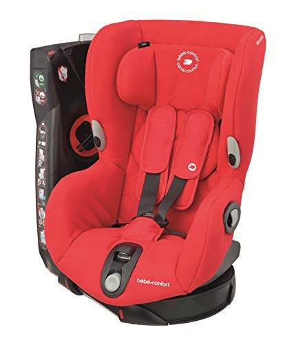 Bebe Confort Axiss Nomad Red Silla Infantil Giratoria Para Coche Del Grupo 1 Ajuste Extraseguro Reclinable 9 Meses 4 Anos 9 18 Kg Rojo Sillas Para Coche De Bebe
