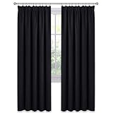 FÁCIL DE LIMPIAR - Hecha de 100% poliéster. Retira los anillos y ganchos antes de lavar. Se permite lavar a máquina bajo 30 grados y planchar para quitar las arrugas.