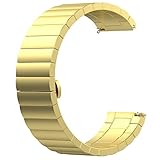 Uhrenarmbänder 16mm Ersatz Uhrenarmbänder 16mm Herren Damen Gold Edelstahl Metall Armband Armband für Uhr