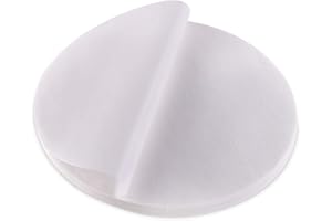 ANBOBO Disques à burger, 500 pièces, ronds, 12 cm, papier parchemin antiadhésif pour presse à hamburger et pâtissiers | Feuilles de cire pour hamburger, galettes de hamburger, boulettes de viande