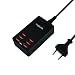 Produktbild LogiLink PA0139 Fast Charge USB Multiport Ladegerät/Ladestation, 6-Port, 5V/32W mit eingebautem Intelligent-IC schwarz