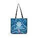 Produktbild Christmas Snowflake Magic Snow Dust Tail Canvas Tote Handbag Shoulder Bag Crossbody Bags Purses For Men And Women Shopping Tote