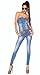 Produktbild AT Jeans-Overall mit trendiger Waschung Damen Overall mit dekorativer Gürtelschnalle, Größe XS (34)