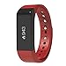 Price comparison product image Viwel I5 Plus Bluetooth Smart Bracelet Watch Touch Screen Wristband Tracker Pedometer red