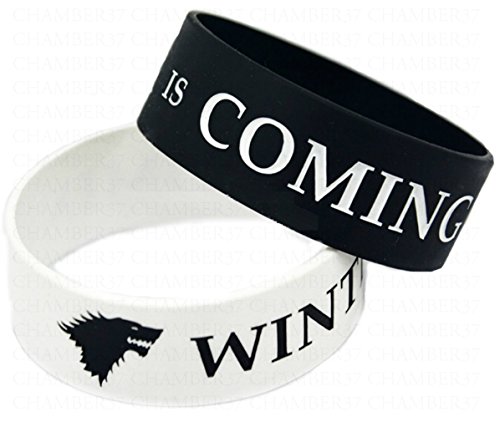 Chamber37 Winter is Coming - Bracciale in Silicone x 2