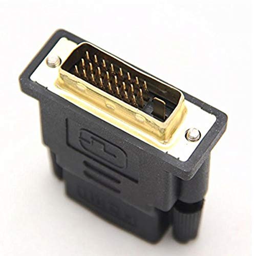 Preisvergleich Produktbild TOSSPER DVI Stecker auf HDMI Buchse Adapter-Konverter für HDTV