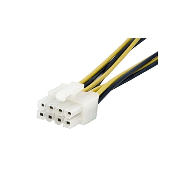 Startech.com EPS48ADAP - Cable Adaptador de alimentación EPS de 4 a 8 Pines con Molex, 15 cm - Image 3