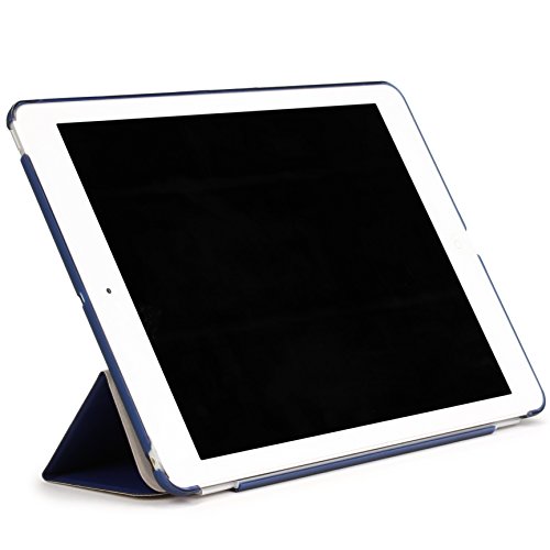 Original Urcover® iPad Air 2 ( 2014 Version – 6.Generation) Smart Cover Case Etui Schutz Hülle mit Sleep/Wake & Ständer Funktion inkl. Displayschutzfolie und weiteres Zubehör – Dunkel Blau - 3