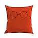 Produktbild HLHN Simple Brille Modell Pillow Case Pillowslip Vita Gettare Kissen für Schlafsofa, Büro, Café, Auto Dekoration D