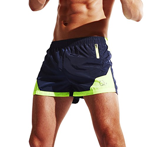 Surenow Herren Männer Jungen Kurze Hose Surfshorts Stammbadebekleidung Badeshorts Badehose Beachshorts Boardshorts - 2