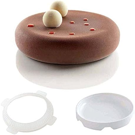 Inovey Round Silicone Cake Mold For Mousses Ice Cream Chiffon Cakes Baking Mold Bakeware Tools