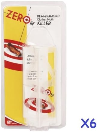 6x MOTH KILLER FOR CLOTHES DEMI DIAMOND TECHNOLOGY