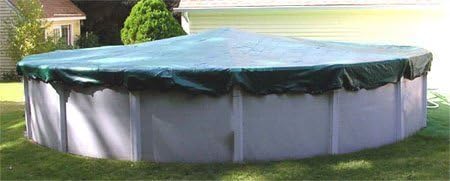 Silver Arctic Armor Winter Cover for 18ft x 34ft Oval Above Ground Pools by Arctic Armor