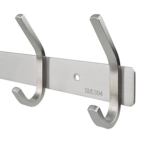 CEINTER 8 Haken Garderobenhaken Wandhaken Kleiderhaken Edelstahl Hakenleiste Handtuchhaken Bad und Küche - 3