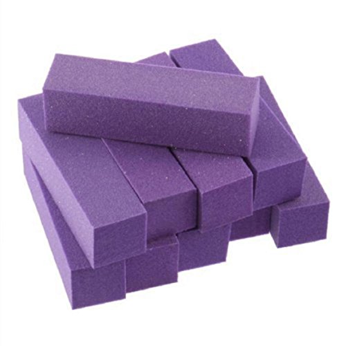 Amison 10PCS Buffing Sanding Buffer Block Files Acrylic Pedicure Manicure Nail Art Tips