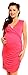 Zeta Ville Women's Maternity Jersey V-neckline Nursing Pleated Dress - 045c (Fuchsia, 12)