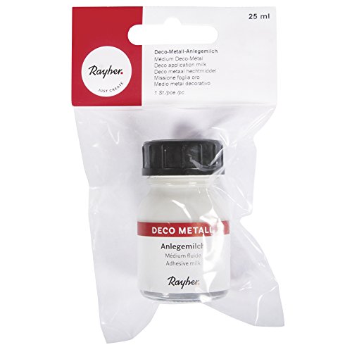 Rayher 22657000 Deco-Metall-Anlegemilch, 25 ml / Flasche, SB-Btl 1Flasche - 2