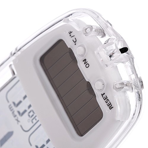 Gazechimp Solar Fensterthermometer Wasserdicht Indoor Outdoor LCD-Display Garten - 4