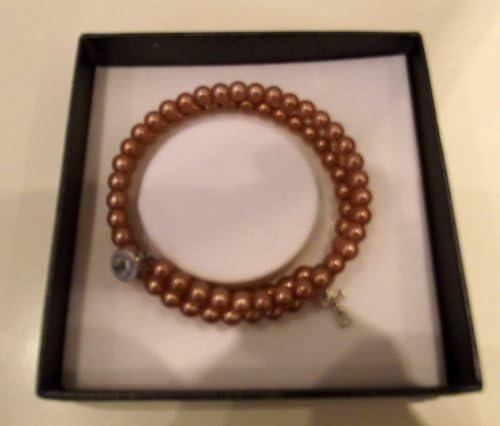 Holy Communion Gift. Holy Communion Twisted Pearl Bracelet. Holy Communion Bangle