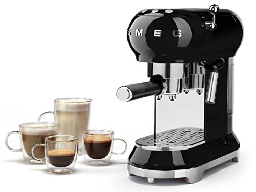 Smeg ECF01BLEU Espresso-Kaffeemaschine Schwarz Espresso-Automat Kaffee-Maschine - 3