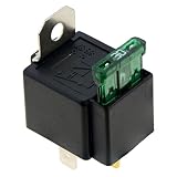 Voltaje de la bobina: 12VDC SODIAL 4 Pines DC12V 30A Fusionado Encendido/Apagado automotriz Rele fusionado con Alambre de Seguro