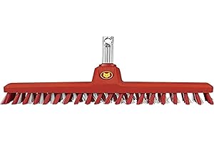 WOLF Garten Scrubber Multi-Star SB 350 M; Spazzola Larga con setole robuste; Ideale per Grandi superfici; Larghezza di Lavoro 35 cm; 71ANA019650