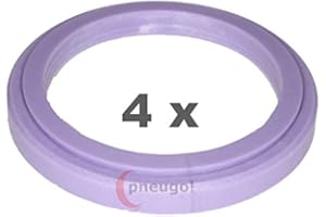 4 x pneugo! Anelli di centraggio per cerchi in alluminio 76.0 mm - 57.1 mm