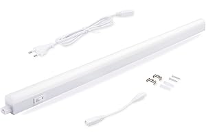 da LIGHT LED Under-Unit Light Kitchen 14 W 87.5 cm 1250 lm 4000 K Neutral White Under-Unit Light Strip Kitchen Lamp Cabinet Lighting Super Bright White for Kitchen Cabinet Expandable with Plug-In