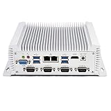 【Klein und tragbar & leistungsstark】 Abmessungen: 21 x 15 x 6.3cm(1,60 kg), Unser Mini-Desktop-Computer ist sehr kompakt, raumsparend und tragbar.Trotz keines Gehäuses verfügt er aber über alle allgemeine Funktionen, die ein gewöhnlicher Computer haben, und ist sehr leistungstark.