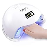SECADO INTELIGENTE DE DOBLE VELOCIDAD. La lámpara profesional de 36 Voltios con rayos ultravioleta 365+405nm, diseño dual y 24 piezas de perlas LED, seca todas las clases de geles de uñas, tales como geles Ultravioleta, geles para escultura y geles duros, dos veces más rápido que los viejos modelos.