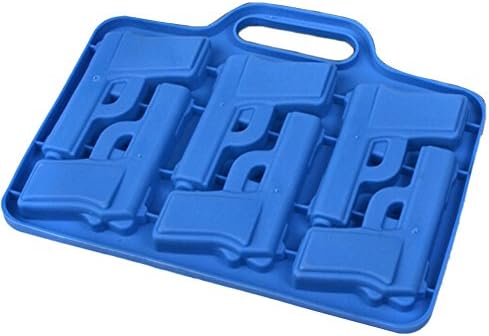 Skedee Non-Stick Silicone Handgun Ice Cube Tray Chocolate Mold