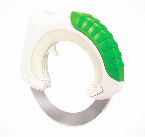 Stainless Steel Circular Rolling Knife for cutting Meat, Salad, Pizza &amp; Vegetables，Round Wheel Knife－Cutting Tool with Unique Ergonomic Design