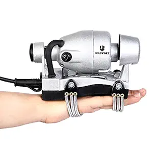 Leadwort Powerful Silver Double Speed Built Floating Action Body/Head Finger Massager Pain Relief Device ( Silver)