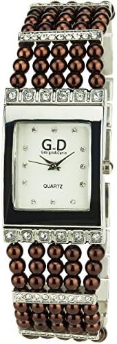 GIORGIO&amp;DARIO -Womens Watch Gold pink Quartz Steel Case - Dial Display : Analogue Steel Band Gold