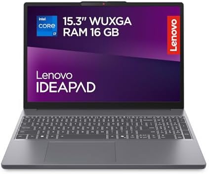 Lenovo IdeaPad Slim 3 Notebook 15.3'' IPS WUXGA (1920x1200), Intel Core i7-13620H, RAM 16GB, 512GB SSD, Windows 11 Home, WiFi 6 - Luna Grey