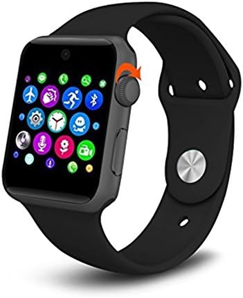 Ehootech® Bluetooth SmartWatch Wristwatch 2.5D ARC HD Screen Support SIM for Android & iOS Phone