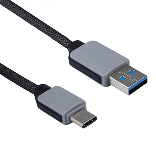 SODIAL (R) 3m USB-C USB 3.1 Typ C maennlich Daten-Ladekabel fuer 2 Zwei OnePlus 2015 (Schwarz) - 2
