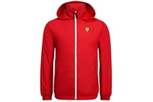Scuderia Ferrari F1 - Chaqueta cortavientos para hombre, color rojo