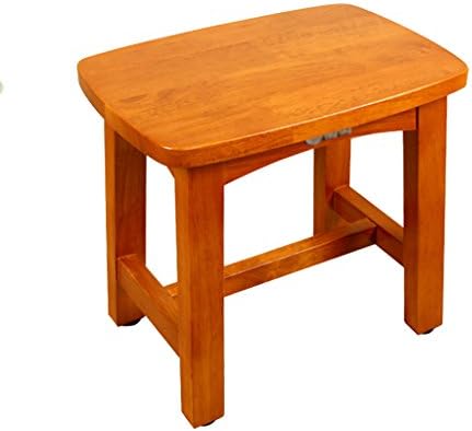 Solid Wood Small Rectangular Stools Baby Shower Stool Wooden Bathroom Low Stools