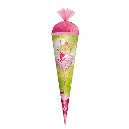 Preisvergleich Produktbild Schultüte / Zuckertüte / Länge: 35cm / rund / "Schwanenprinzessin"