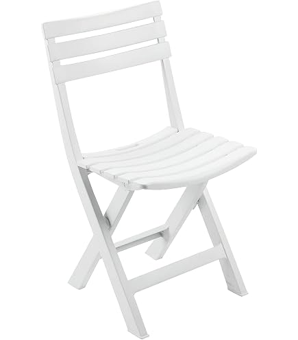 Hespéride - Sillón de jardín apilable piazza lino y blanco | Leroy Merlin