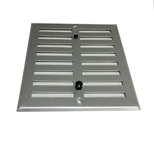 Schiebegitter Aluminium eloxiert 168 x 250mm