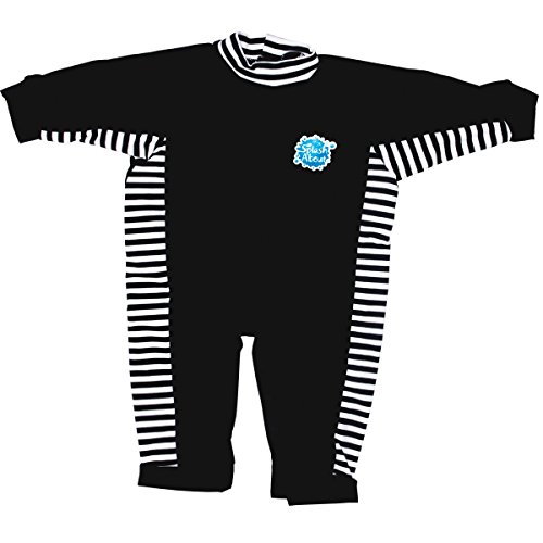 Splash About Kids UV All-in-One Sun Protection Suit - Navy/White Stripes, 1-2 Years