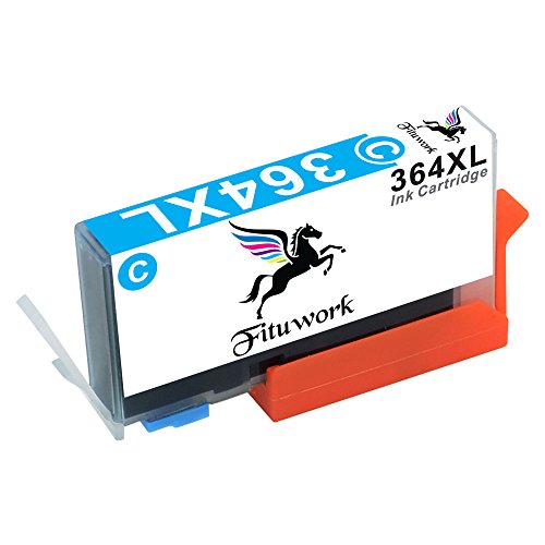 Fituwork 6PK (3B1C1Y1M) Kompatible Tintenpatronen Passend für 364XL 364 XL Verwendung in HP Photosmart 5510 5511 5512 5514 5515 5520 5522 5524 6510 6520 6512 6515 7510 7520 7515 B8550 B8558 B110c B010a C5370 C5383 C5388 C6324 C6380 D5460 D7560 C310a C410a B209a B210a Deskjet 3070A - 3