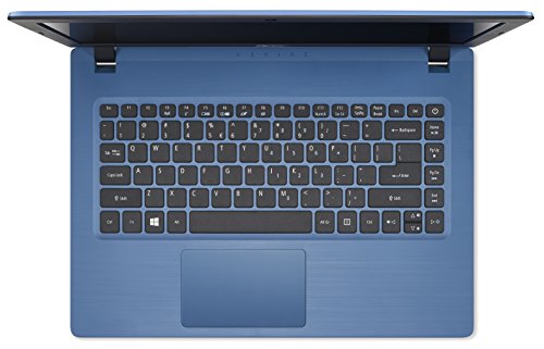 Acer Aspire 1 14-Inch Notebook -  Blue   Intel N3350  4 GB RAM  64 GB eMMC  Windows 10 