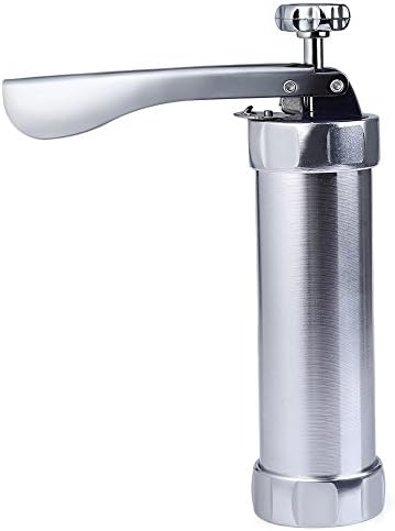 Cookie Press Kit,Biscuit Make Machine with 4 Pieces Decorating Nozzles and 20 Pieces Mould Blade,Bake Tools