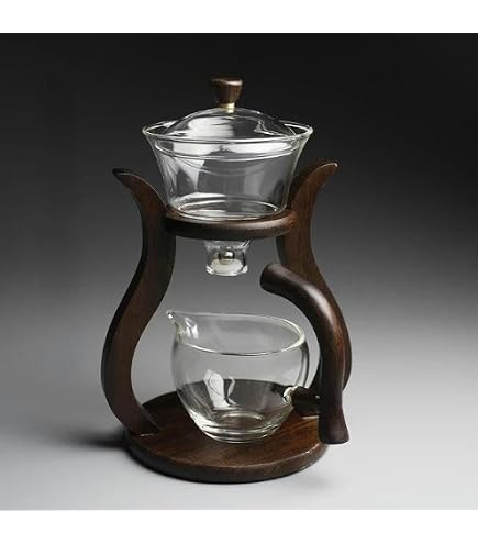Théière Automatique Magnétique KALWEL - Infuseur Paresseux En Verre - Capacité Environ 500 Ml - Style Moderne - 4