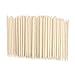 TOOGOO(R) 50PCS Two Way Wooden Sticks Cuticle Pusher Remover Nail Art Manicure